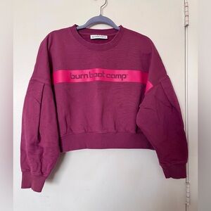 Burn Boot Camp Women's Burgundy Sweatshirt